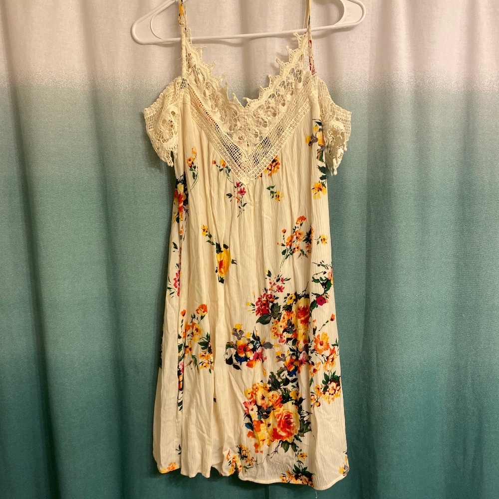 Off Shoulder Floral Dress